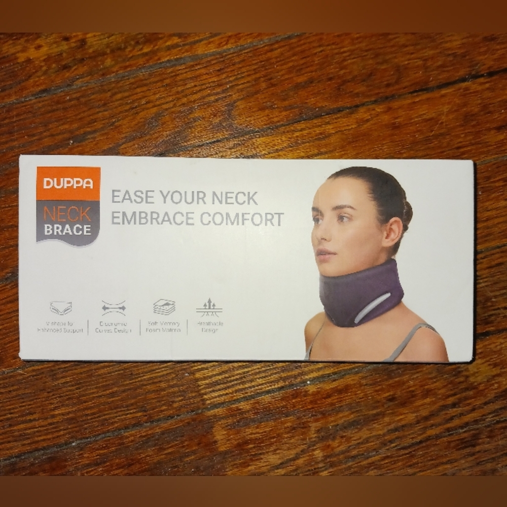DUPPA Neck Brace, For Support + Pain Cervical Collar, New